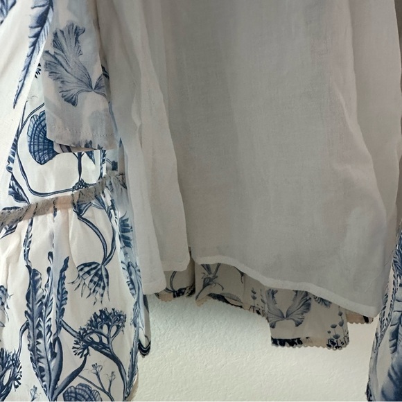 AGUA BY AGUA BENDITA Lima Mini Floral Dress SZ L - Picture 8 of 15